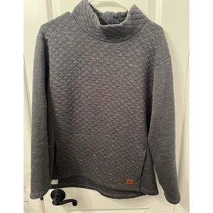 LL Bean Women’s Quilted Pullover Sweatshirt -Medium